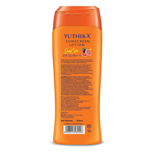 Yuthika Sunscreen Lotion 100ml Murukali.com