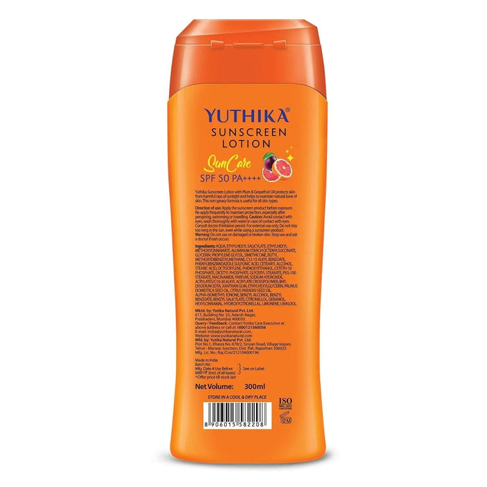 Yuthika Sunscreen Lotion 100ml Murukali.com