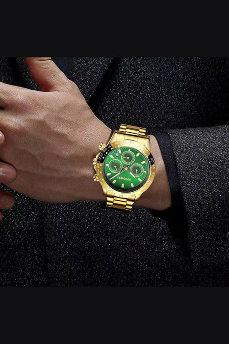 Fan-Exclusive: Premium Swiss Gold Yacht Men's Watch