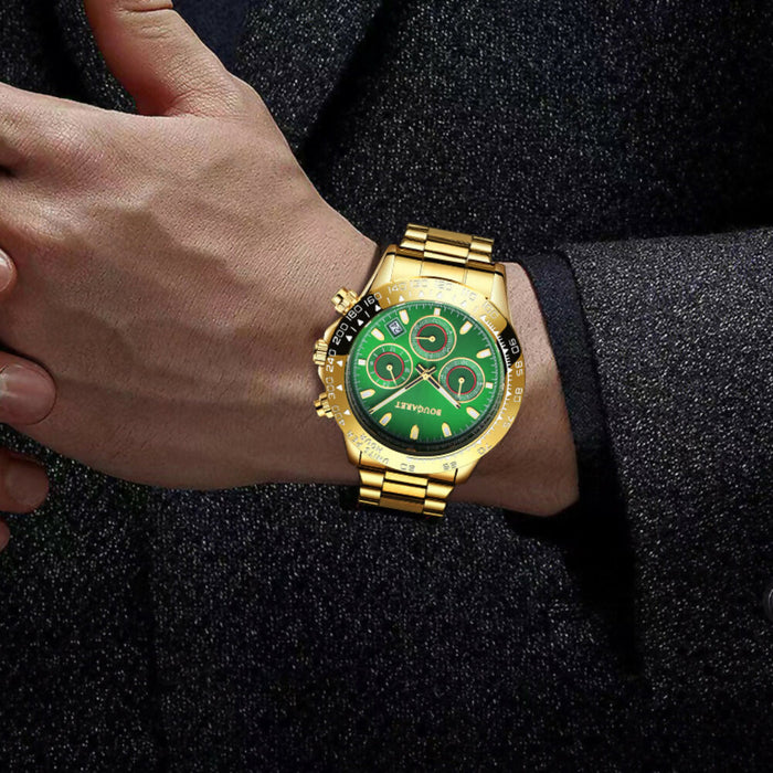 Fan-Exclusive: Premium Swiss Gold Yacht Men's Watch