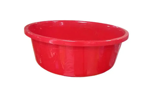ZHU SH Red Plastic Water Basin 39cm Murukali.com