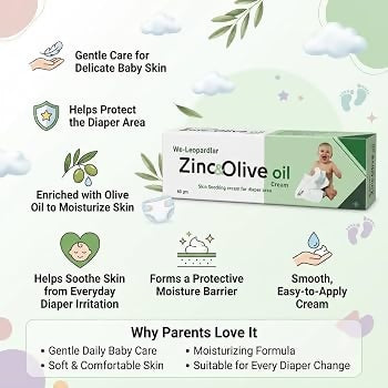Zinc olive oil cream 60 gm