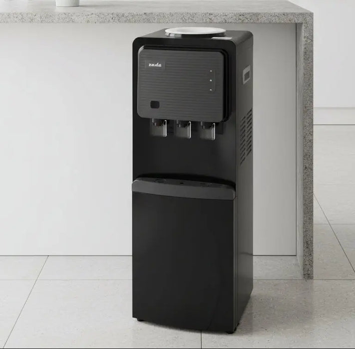 Zada ZWD-250F 3-Tap Water Dispenser with Bottom Refrigerator Cold &Hot Murukali.com