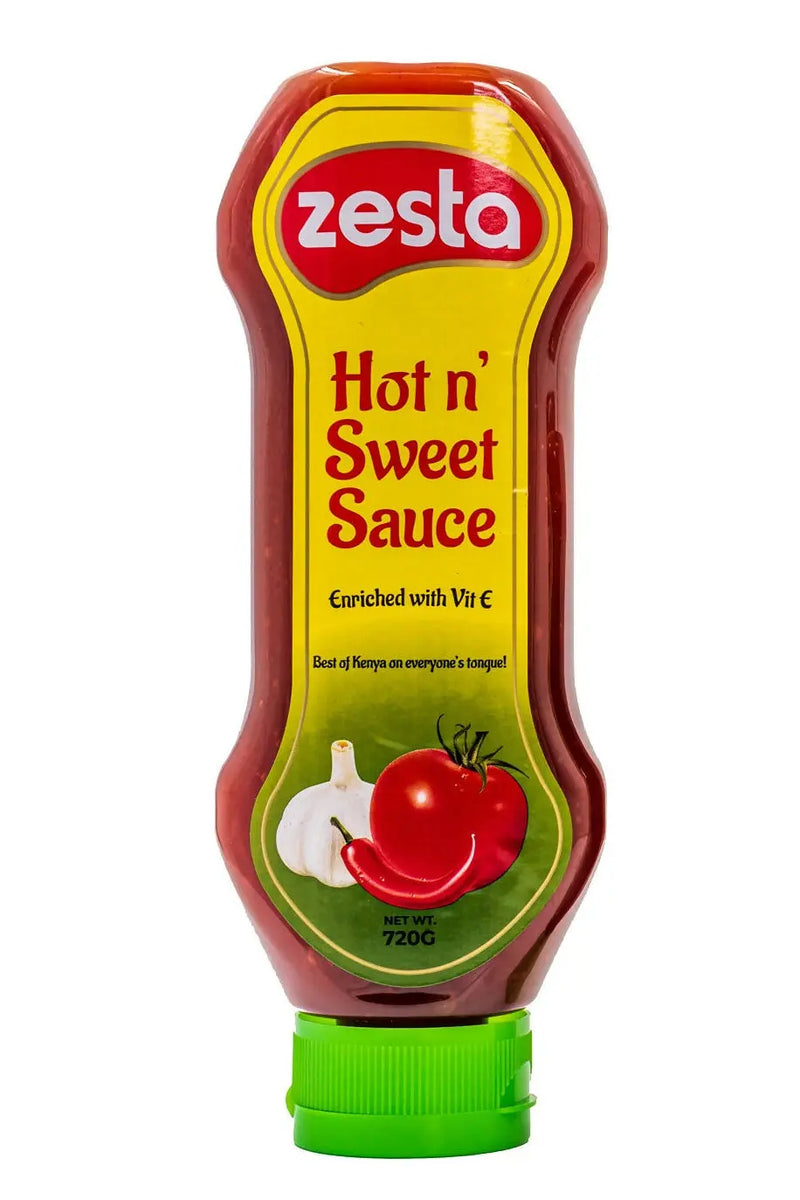 Zesta hot and sweet tomato sauce 720ml VECTA GLOBAL DISTRIBUTORS LTD