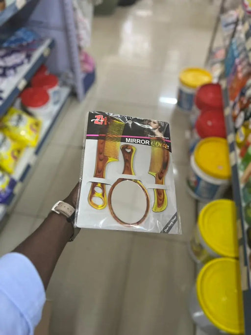 Zhen Hong Mirror Comb Set - 3-Piece Styling Essentials Murukali.com