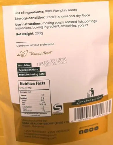 Zima Pumpkin Seed Flour 200g Murukali.com