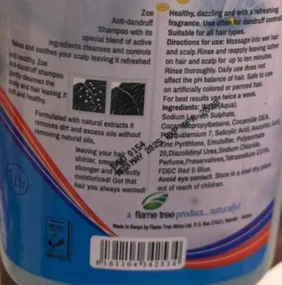 Zoe Anti-Dandruff Shampoo 1L Murukali.com