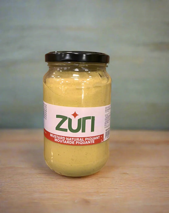 Zuri Mustard Natural Piquant Moutarde Piquante 350g Murukali.com