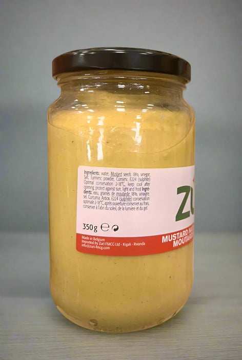 Zuri Mustard Natural Piquant Moutarde Piquante 350g Murukali.com