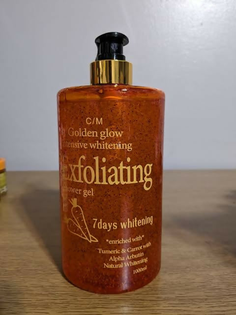 Exfoliating shower gels