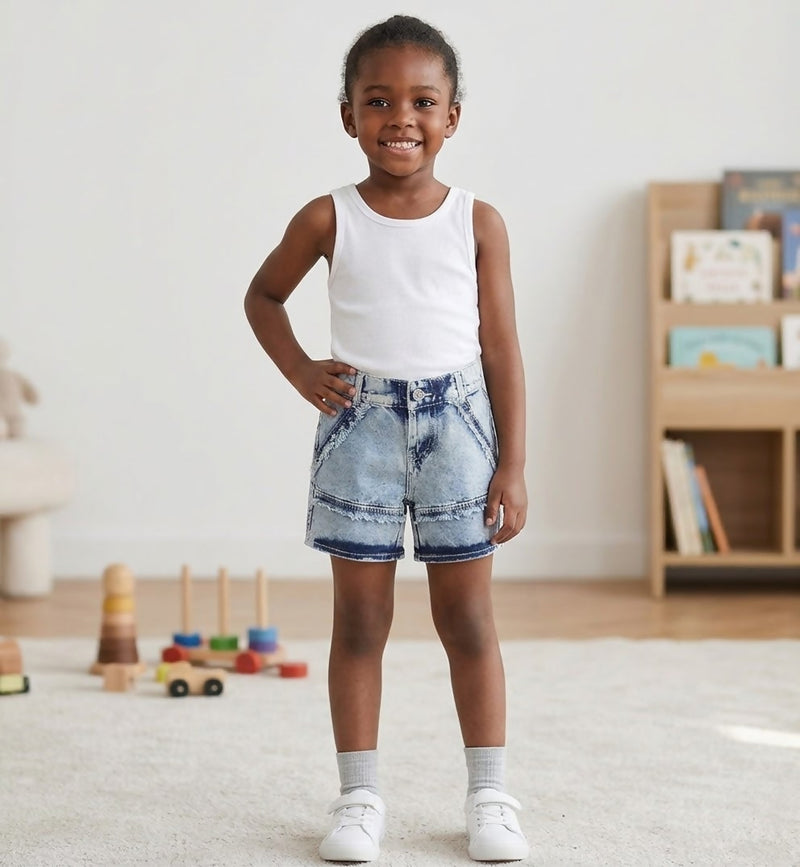 Girls cotton jeans shorts size 26
