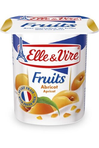 Elle & Vire - Healthy & Tasty Yogurt With Apricot Flavor 125 Gram