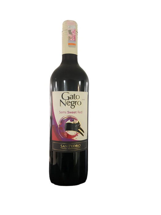 Gato Negro Semi Sweet Red San Pedro Grad Alc 10.5% GL % Vol 75 Cl