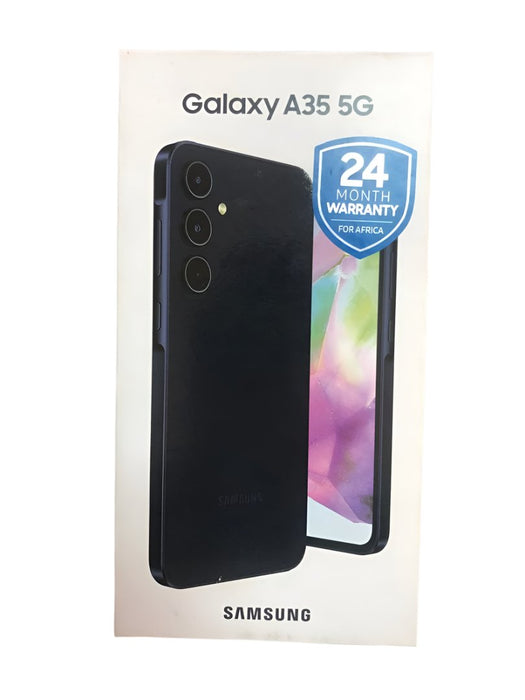 Samsung Galaxy A35 5G Memory: 256Gb Ram: 8Gb Camera: 50Mp Sim -A 356E/Ds(Dual Sim)