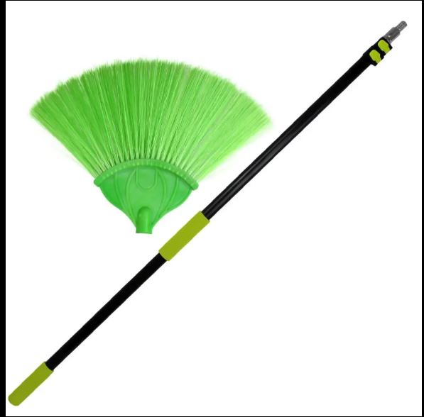 Colorful Plastic Brooms with Extendable Handles