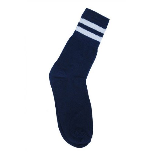 School Socks Locker DRAK BLUE & LIGHT GREEY —