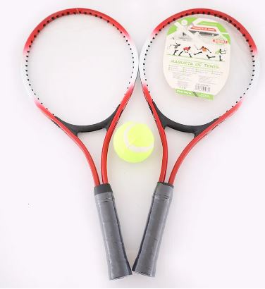 Tennis Rackets ,2 Pack with 1 ball