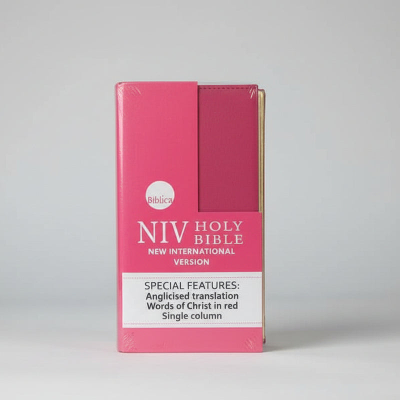 NIV Anglicised Holy Bible (rosa Softcover)