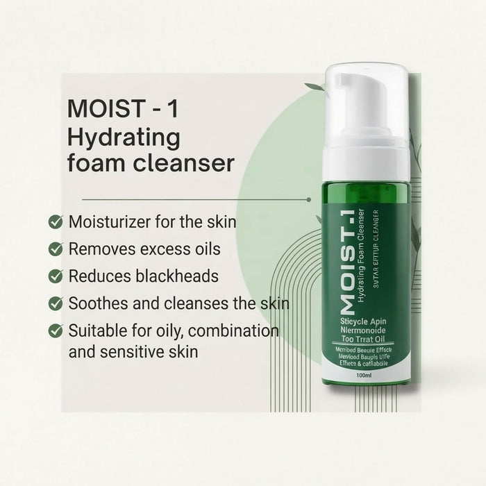 Moist foaming face wash 150 ml