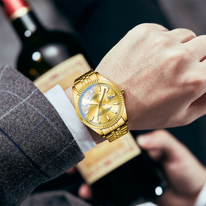 Fan-Exclusive: Luxury Swiss Gold Datejust Men's Watch