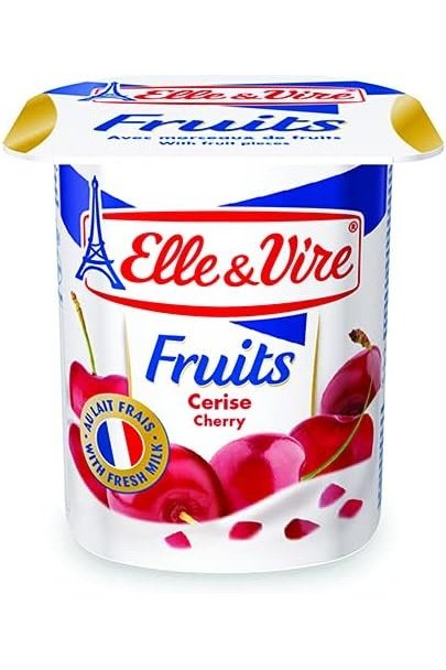 Elle & Vire - Healthy & Tasty Yogurt With Cherry Flavor 125 Gram