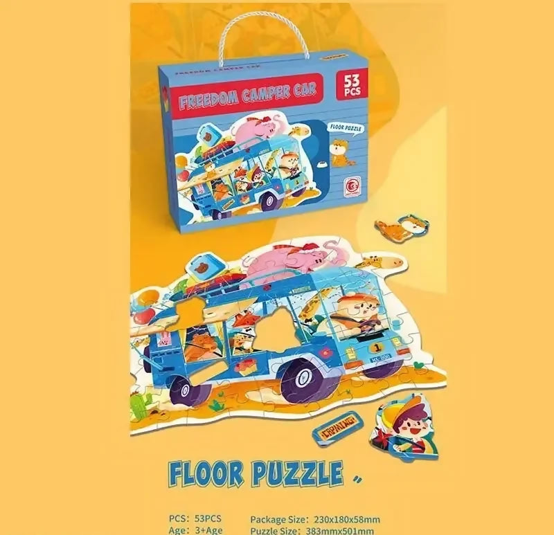 Freedom сamper car puzzle