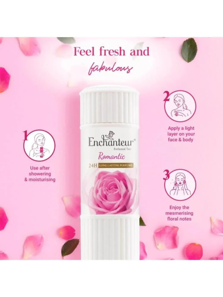 Enchanteur Romantic talc powder 125 gm