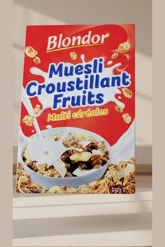 Blondor Muesli Croustillant Fruits Multi  Cereales350g