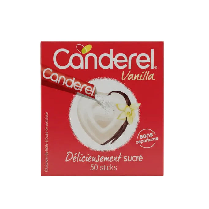 Canderel Vanilla Sweetener Sticks (50 Sticks)
