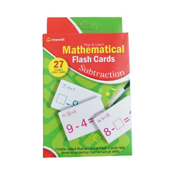 Play & Learn Mathematical Flash Card (Subtraction)