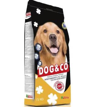 DOG & CO ADULT Chicken maintenance dry dog food 15 Kg