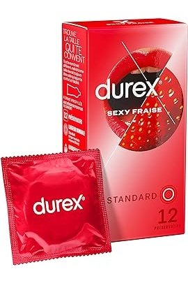 Durex SEXY FRAISE - 12 Préservatifs Parfumés
