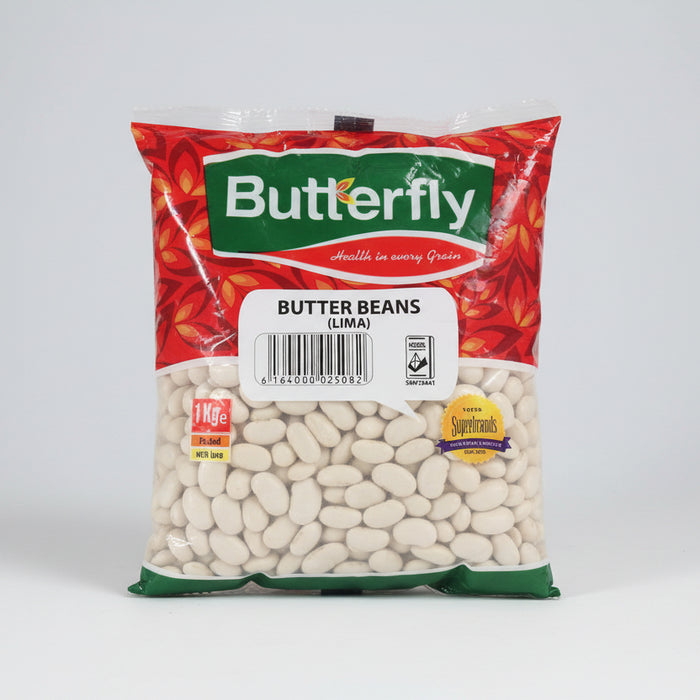 Butterfly Butter Beans 1kg (Lima)