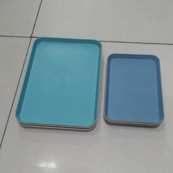 Rectangular Plastic Serving Tray Small 10/7cm