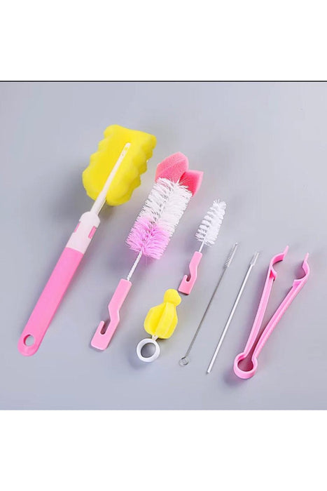 Baby Bottle Cleaning Brush 7pcs In 1