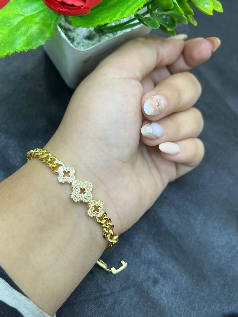 Gold plated bracelet