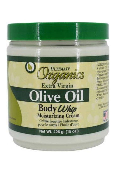 Ultimate Organics Extra Virgin Olive Oil Body Whip Moisturizing Cream