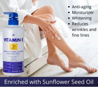 AR Vitamin E Moisturizing Lotion Enriched With Sunflowers Oil Mineral/600ml