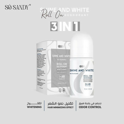 Shine & white Deodorant Roll on 50 ml