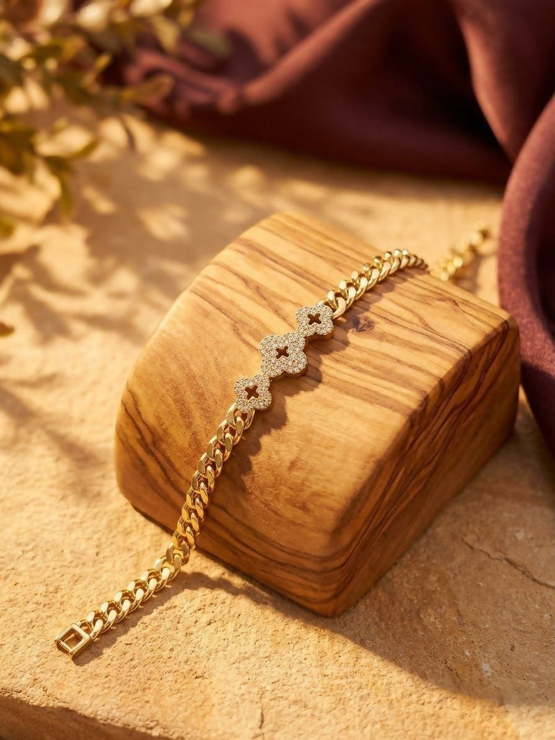 Gold plated bracelet