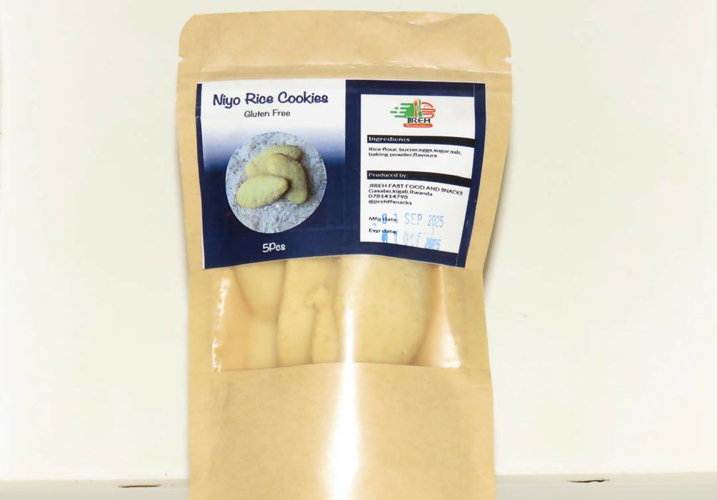 NIYO RICE COOKIES/GLUTEN FREE/BUTTER COOKIES/5pcs