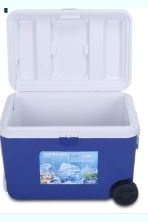 Ice  cooler box with wheel