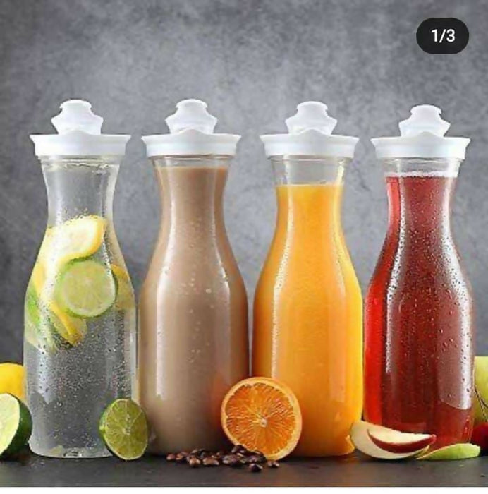Glass Carafe with Lid for Juice and Water