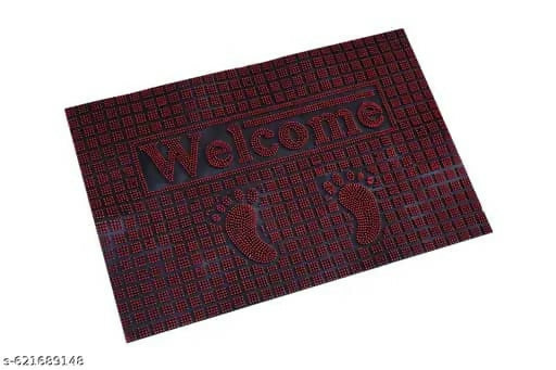 Welcome Doormat with Footprint Design