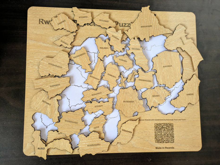 Rwanda District Map Puzzle