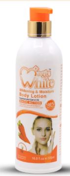 Magic White Body Lotion 500 ml, with Kojic Acid and Carrot oil