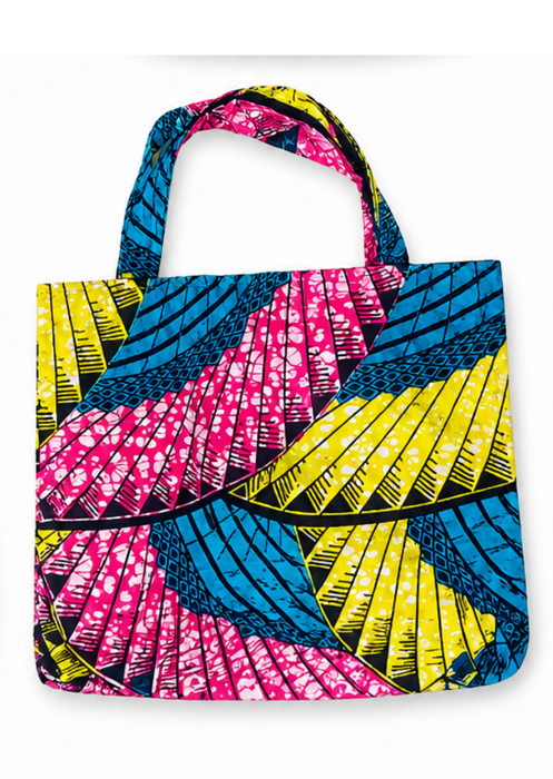 The Vibrant Fan-Print Tote