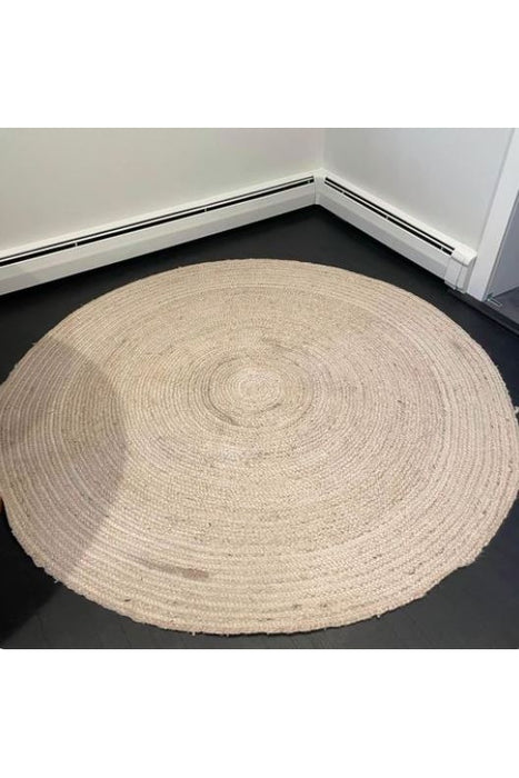 Round Jut Rug-Carpet-Mat -Handmade