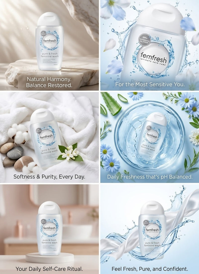 FEMFRESH PURE&FRESH FEMININE WASH 150 ml