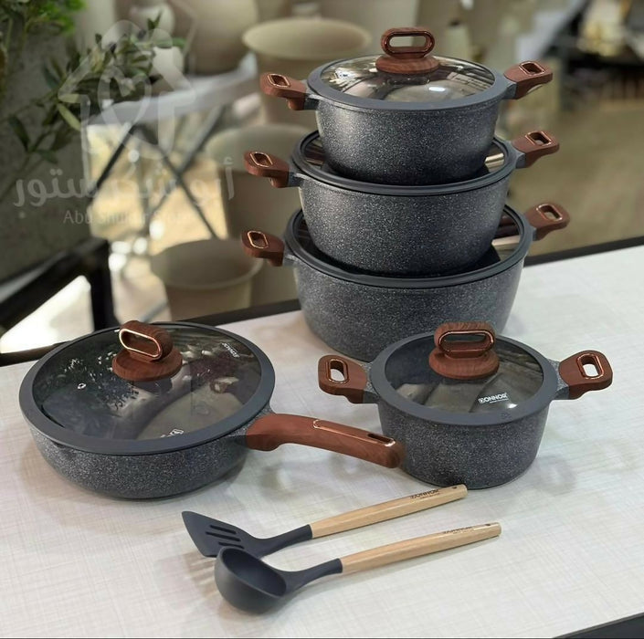 Granite Non-Stick Cookware Set of 5pcs